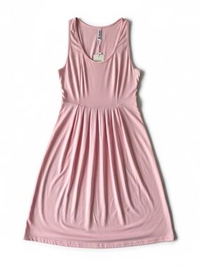 Jouica Dress Women’s Medium Pink Sleeveless Fit & Flare Casual Stretch NWT